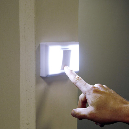 Pack X 2 Und Interruptor Led Portail Fijación Pegatina Iman