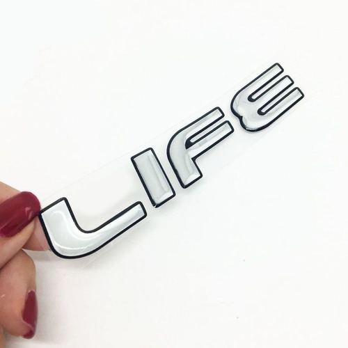 Emblema Life Celta Corsa 07/ Adesivo Modelo Original Cromado
