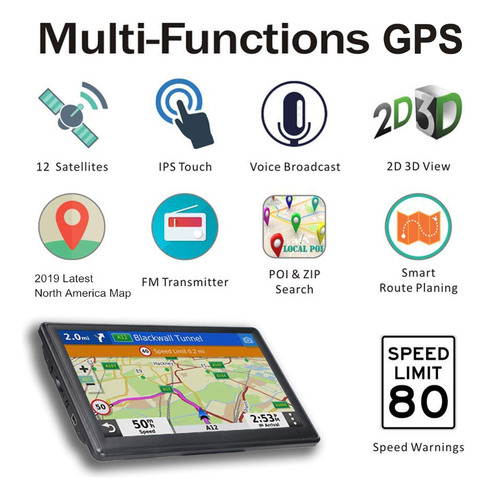 Navegação Gps Ohrex Para Caminhões E Trailers Com Mapa Vital