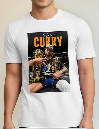 Remera Unisex Stephen Curry Campeón Copas Personalizada