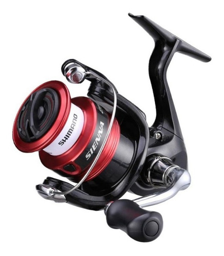 Imagen 3 de 4 de Reel frontal Shimano Sienna FG SN2500FG derecho/izquierdo color negro