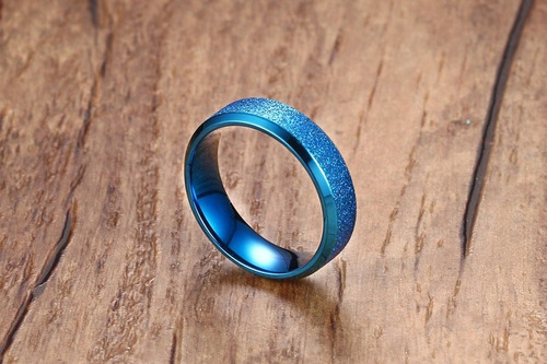Anillo Elegante De Acero Para Bodas- Compromisos.