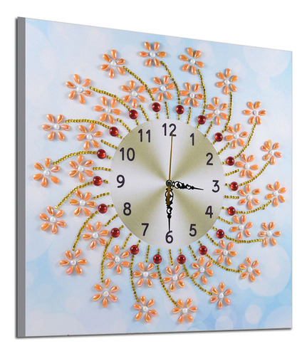 Reloj De Pared L Clock Kits Con Pintura De Diamante En 5d, M