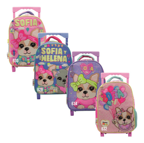 Mochila Carrito Simones Sofia 12p Jardin Ct Mmk Si628/30/34