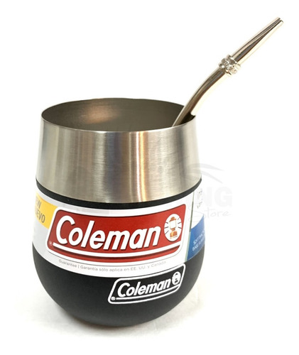 Imagen 4 de 9 de Equipo Mate Termo Y Mate Coleman Acero Inoxidable + Bombilla