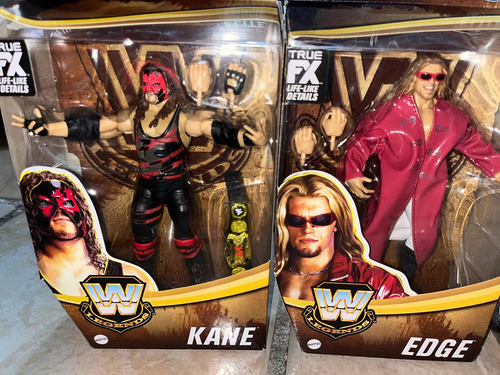 Wwe Elite Legends Kane Edge Callous Set Figuras