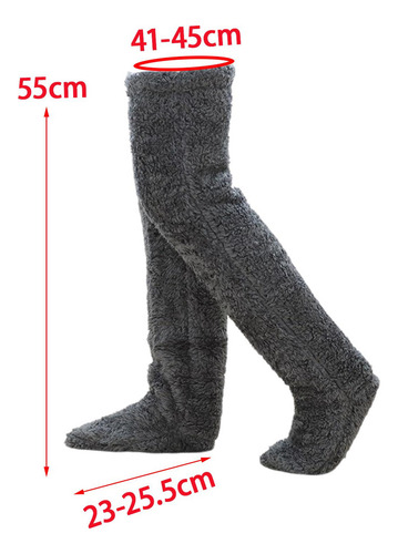/ Calentadores De Piernas De Felpa Legging Medias Calcetines