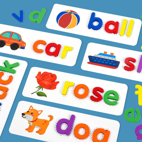 Nuevo Juguetes De Aprendizaje Preescolar Con Letras De
