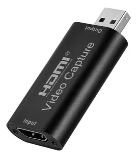 Capturador De Video Hdmi A Usb Pc Laptop Full Hd Fhd 1080p