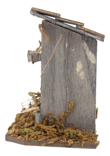Gallinero En Miniatura De Jardín Para Casita De Muñecas 1/