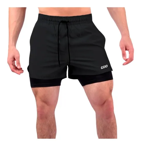 Shorts Con Calza Gdo Workout Hombre Ciclista Running