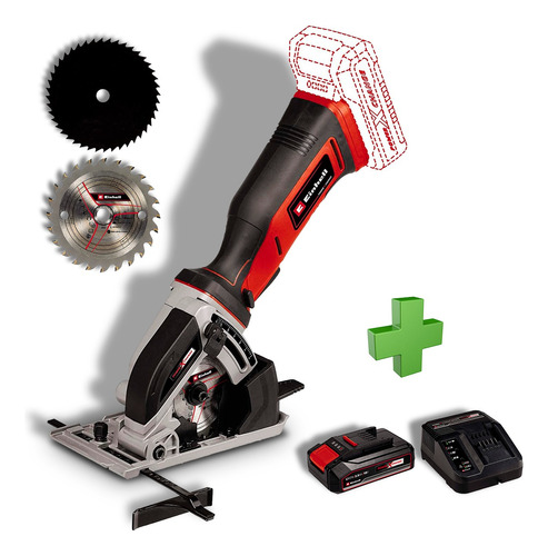 Sierra Circular Mini Inalambrica Einhell + Carg Bateria 2,5