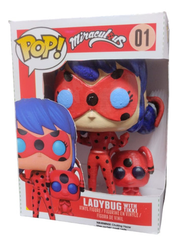 Ladybug With Tiki Funko Pop Con Caja Impresion 3d
