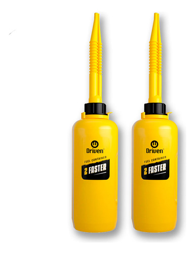 Bidón Botella 2lts Homologado X2 Para Combustible Amarillo