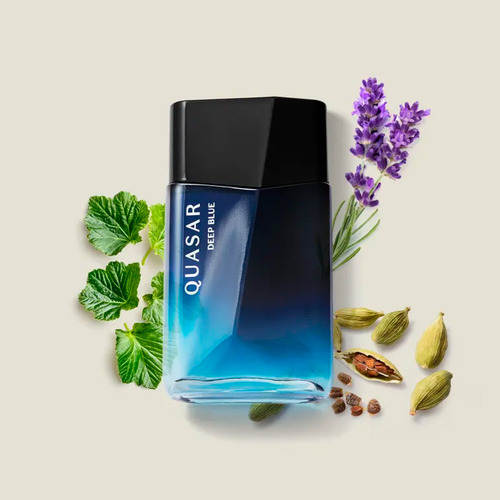 Kit 2 Perfume Boticário Quasar Deep Blue Colônia 100ml