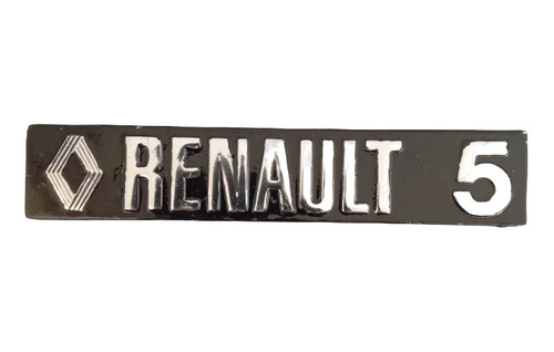 Emblema Letrero Renault 5 Clásico 