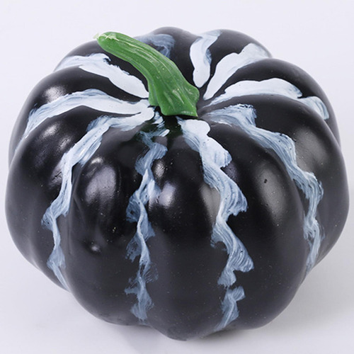 6 Piezas De Calabazas Artificiales Falsas Modelo De Mesa