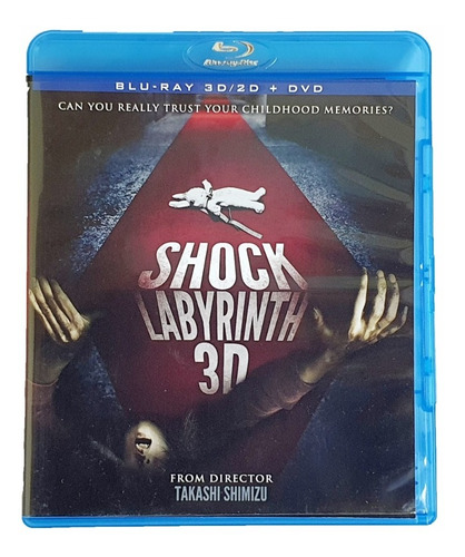 Blue-ray 3d  + Dvd Shock Labyrinth Takashi Shimizu Terror