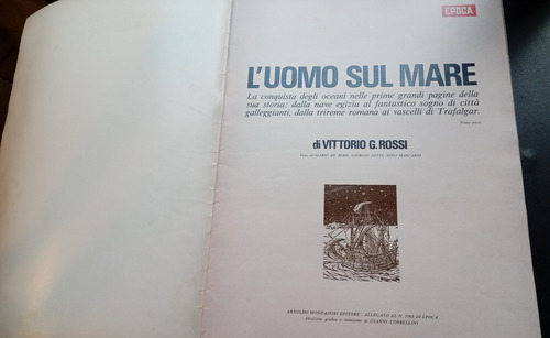 Suplemento Epoca L' Uomo Sul Mare Prima Parte (Usado)