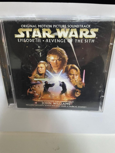 Star Wars Iii Trilha John Williams Cd + Dvd Musical Journey (Usado)