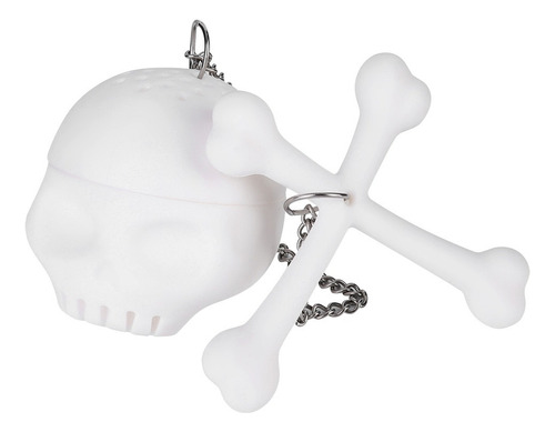 Hoja De Té De Silicona Con Forma De Calavera De Simulación B