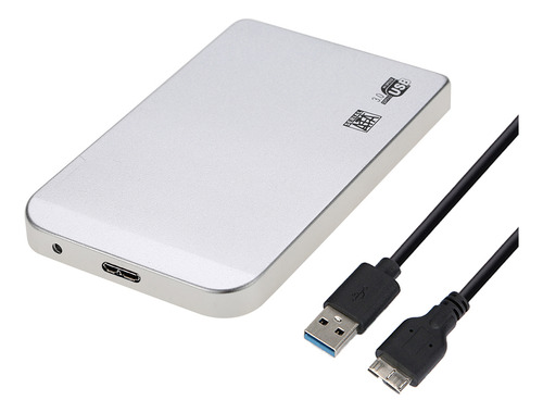 Caja De Disco Duro Ssd Delgada De 2 Tb Con Carcasa Externa U