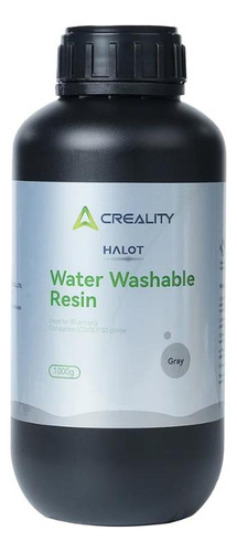 Resina Creality Halot Lavável P/ Impressora 3d Lcd 1kg Cinza
