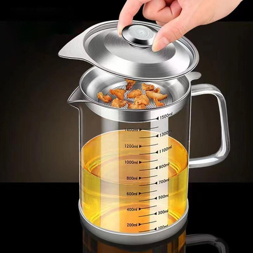 Botella De Aceite De Cocina Grande De Vidrio 1500ml