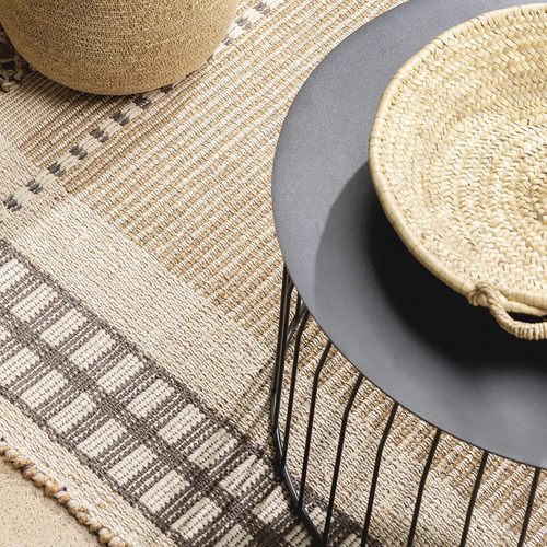 Mesa Lateral Metálica Wire Diam 48 Negro Form