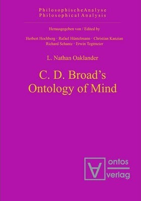 Libro C. D. Broad's Ontology Of Mind - L. Nathan Oaklander