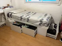 Comprar Cama De 1 Plaza Con 4 Cajones 1,90 X 90 Cm Con 4 Cajones
