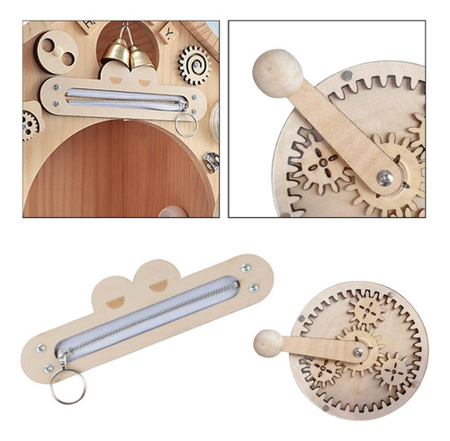 2 Peças Montessori Toy Busy Board Acessórios Faça Você