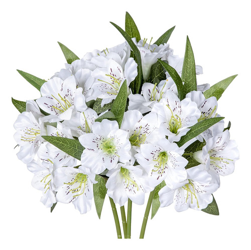 Flores Artificiales De Alstroemeria De 18 Tallos Largos Ram