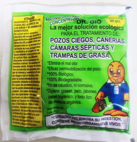 Dr Bio Destapacañerias Pozos Ciegos Envió Todo País X 10 Un