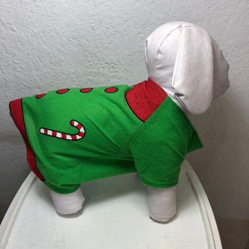 Disfraz Duende Elfo Navidad Mascota Perros Talla 1 18-24cm