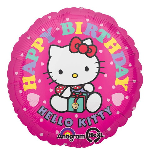 Anagram Internacional Hello Kitty Feliz Cumpleaños Foil Glob