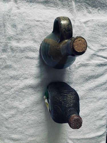 2 Botellas Licoreras Decorativas (Usado)