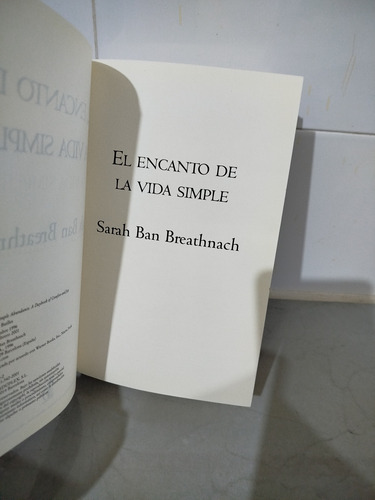 El Encanto De La Vida Simple / Sarah Ban Breathnach (Usado)