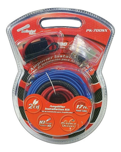 Kit De Cable Para Potencia Gauge 10 Audiopipe Buena Calidad