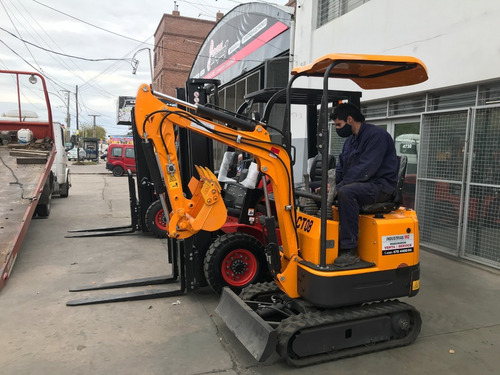 Imagen 5 de 10 de Miniexcavadora Jmv Ct08 Orugas De Goma