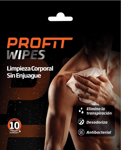 Imagen 3 de 10 de Toallas Húmedas Wipes Transpiración Deportes Antibacterial