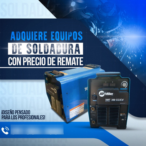 Maquina De Soldar Miller Xmt 350 Y 425 Cc/cv