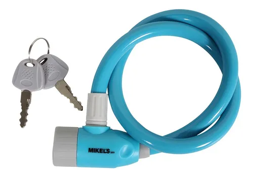 Candado Bicicleta Moto Cable Flexible Niño 65cm 12mm Mikels
