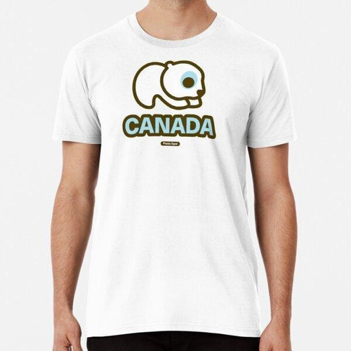 Remera Canadá Con Perry El Bebé Oso Polar Algodon Premium