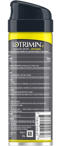 Lotrimin Af Jock Itch Antifungal Spray Talco En Polvo 3 Pzs