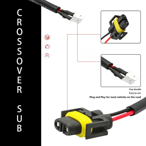 2 Adaptadores De Enchufe H11 A H11b Para Faros Delanteros