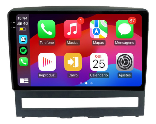 Multimídia Palio 07/12 9p Aikon Carplay Android 64gb Voz