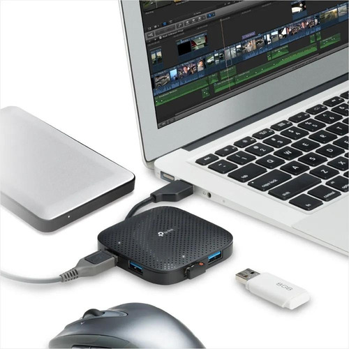 Imagen 6 de 7 de Hub Usb 3.0 Tp-link 4 Puertos Súper Velocidad 5gbps Portátil