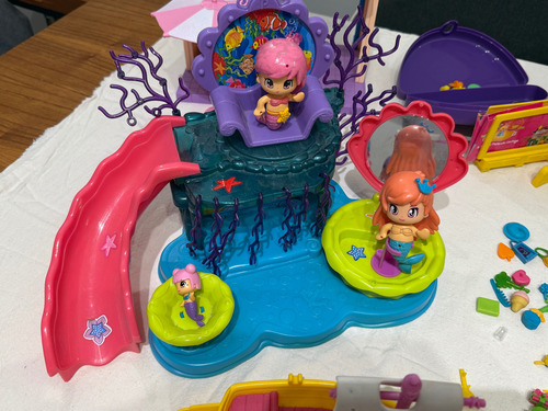 Pinypon Mega Set - 30 Muñecos, Casas, Sirenas, Parque, Bote (Usado)