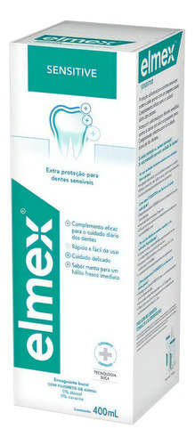 Enxaguante Bucal Elmex Sensitive 400ml - Extra Proteção